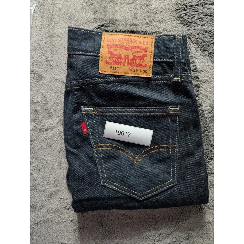 Levi's 511 Slim Fit Men's Jeans Size 29 x 30 Dark Wash